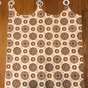 🍁MID CENTURY CURTAINS FLORAL SET🍁